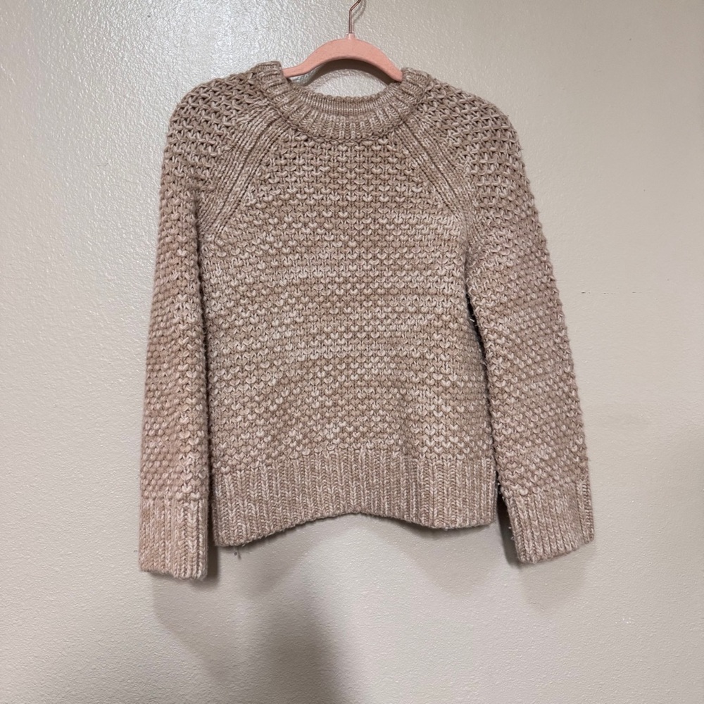 BANANA REPUBLIC 100% MERINO EXTRA FINE Wool Knit Sweater